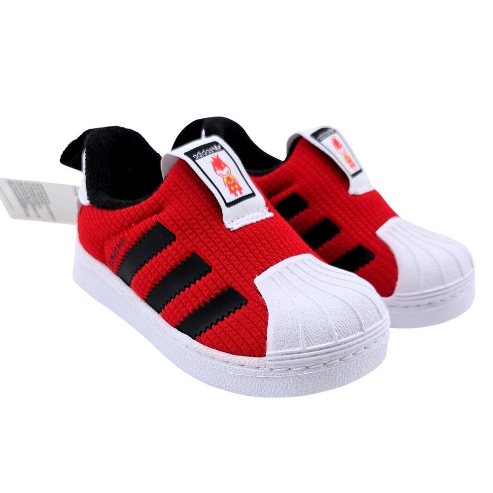 (Toddler) adidas Originals Red Superstar 360 Shoes - Size 5.5